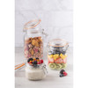 Square Clip Top Jar, 1.5 Litre