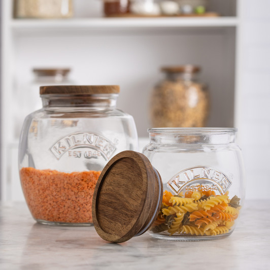 Universal Jar with Wooden Lid - 2L