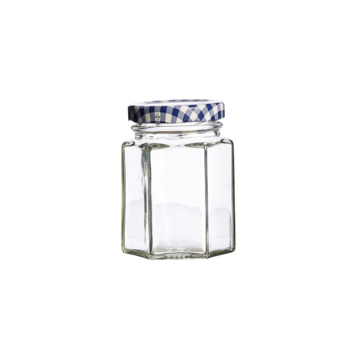 Hexagonal Twist Top Jar (CDU of 12), 110ml