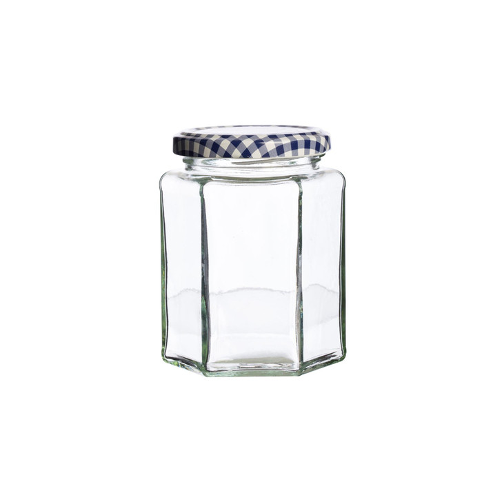 Hexagonal Twist Top Jar (CDU of 12), 280ml
