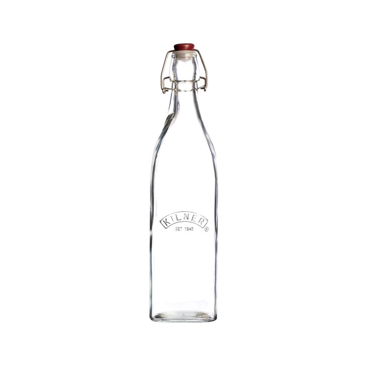 Square Clip Top Bottle, 550ml