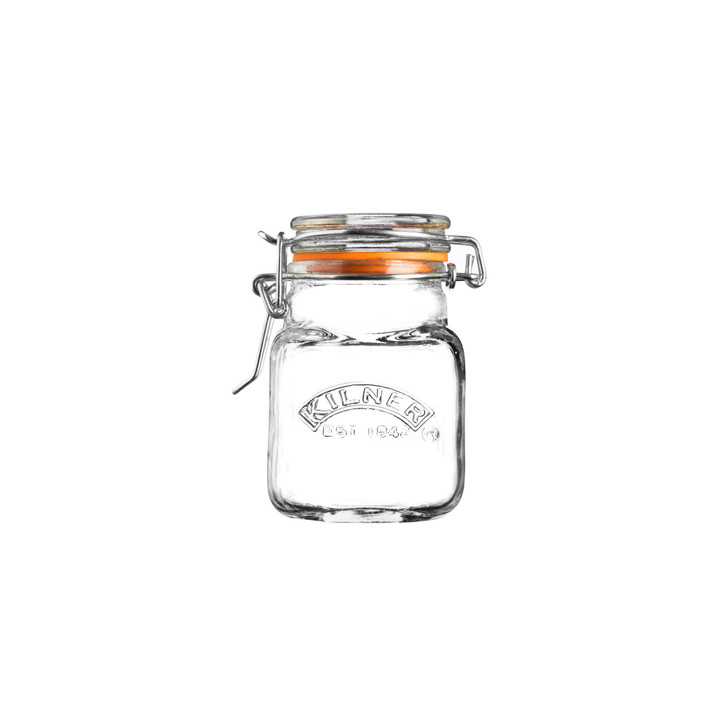 Square Clip Top Spice Jar (CDU of 12), 70ml