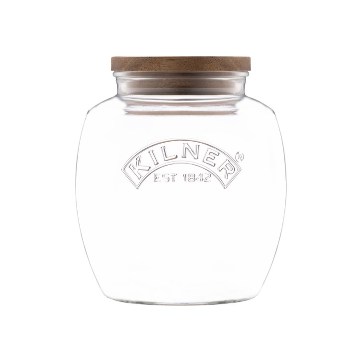 Universal Jar with Wooden Lid - 2L