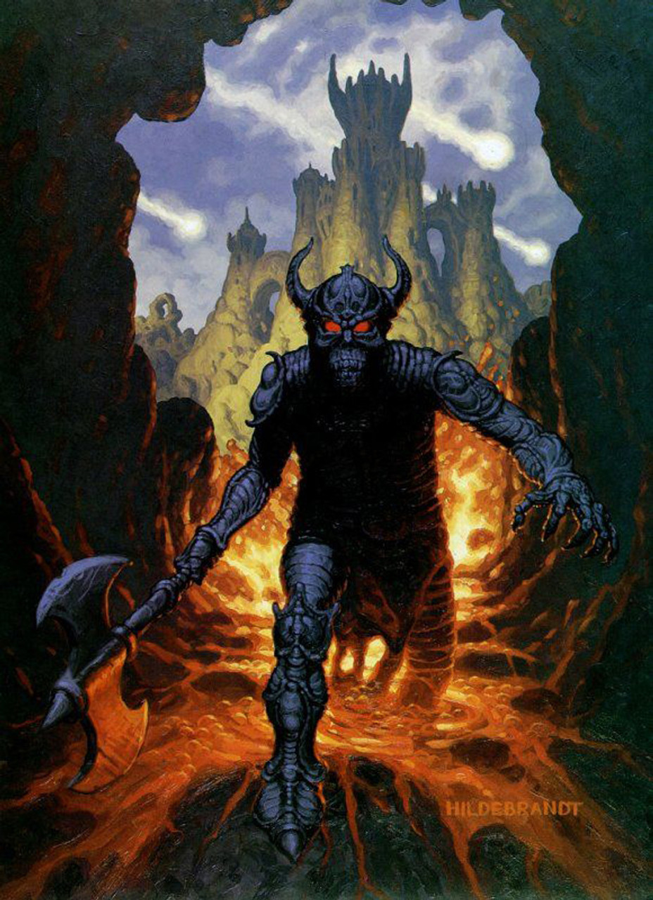 MUTANT WARRIOR Cover Painting Original Art by Brothers Hildebrandt