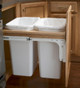 Base Top Mount Wastebasket - Full Height