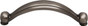 KraftMaid Decorative Hardware Callister Collection - Antique Nickel Pull 3-25/32 in