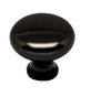 KraftMaid Decorative Hardware Meridian Collection - Black Nickel Knob