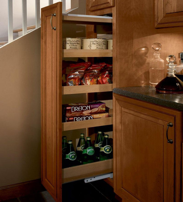 KraftMaid tall pantry pull out kitchen cabinet