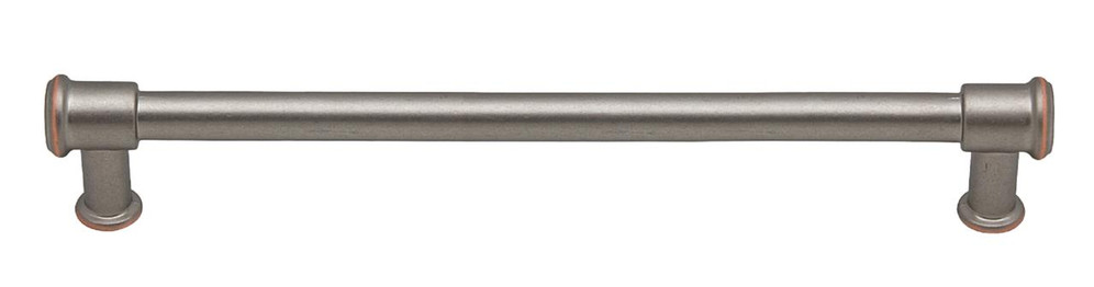 KraftMaid Decorative Hardware Galileo Collection - Antique Pewter and Copper Pull 6 in