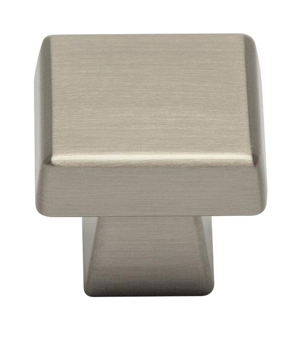 KraftMaid Decorative Hardware Keene Collection - Satin Nickel Square Knob