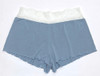 HOME APPAREL LACE WAIST SHORTIE ICEBERG W/ WHITE LACE