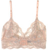 ALL LACE AMOUR LONGLINE TRIANGLE BRA POWDER/BLUE