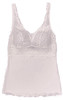 HOME APPAREL BUILT UP CAMI IVORY W/ IVORY LACE