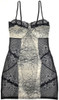 FLAUNT CORSET SLIP PRINTED SNAKESKIN