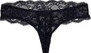 ALL LACE AMOUR THONG BLACK/BLACK