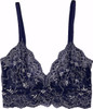 ALL LACE AMOUR LONGLINE TRIANGLE BRA DARK NAVY/ECRU ALL LACE AMOUR LONGLINE TRIANGLE BRA DARK NAVY/ECRU