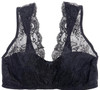 AMOUR SILK LOLA BRA TOP BLACK W/ BLACK
