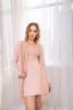 HOME APPAREL BUILT UP CHEMISE PINK SAND W/ PINK SALT/VANILLA AMOUR LACE