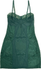 FLAUNT CORSET SLIP EMERALD