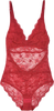 ALL LACE AMOUR BODYSUIT TRUE RED