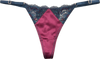 AMOUR SILK LEA ADJUSTABLE THONG ROYAL FUCHSIA