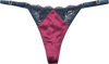AMOUR SILK LEA ADJUSTABLE THONG ROYAL FUCHSIA