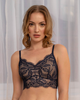 ILLUSION LONGLINE BRA INDIGO