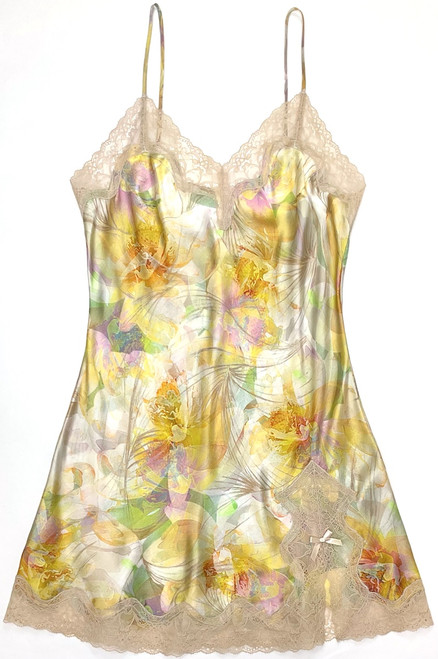 CLASSIC SILK BABYDOLL PRINTED FIREWORK BLOSSOM - Samantha Chang