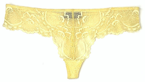 ALL LACE CLASSIC THONG BUTTERCUP