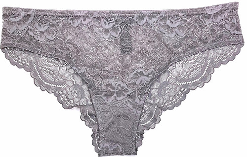 ALL LACE CLASSIC BRIEF SMOKEY GREY