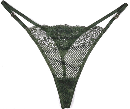 ALL LACE CLASSIC THONG DARK TURQUOISE