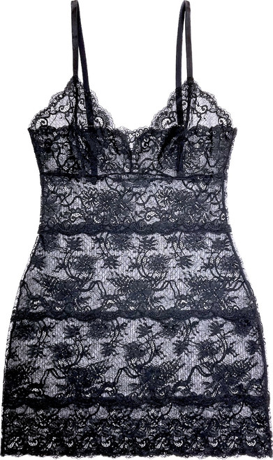 ALL LACE AMOUR FULL SLIP BLACK