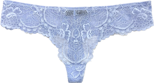 ALL LACE CLASSIC THONG SERENITY BLUE