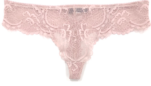 ALL LACE CLASSIC THONG JAVA MAUVE