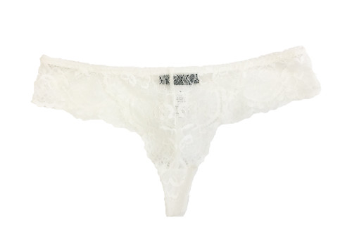 White comfy lace thong - Sam