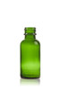 1 oz Green Boston Round Glass Bottle