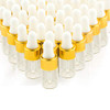 Easeen 50 Pcs Sample Dropper Bottles, 5ml Clear Mini Dropper Bottles with 2 Pcs Plastic Droppers for Traveling Essential Oils DIY Cosmetic Liquid Sample Perfume