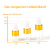 Easeen 50 Pcs Sample Dropper Bottles, 5ml Clear Mini Dropper Bottles with 2 Pcs Plastic Droppers for Traveling Essential Oils DIY Cosmetic Liquid Sample Perfume