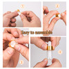 Easeen 50 Pcs Sample Dropper Bottles, 5ml Clear Mini Dropper Bottles with 2 Pcs Plastic Droppers for Traveling Essential Oils DIY Cosmetic Liquid Sample Perfume