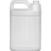 HWL 1-Gallon Plastic F-STYLE Jug (4-Pack) Reusable w/ Shipping Box, Food-Safe, BPA Free | Heavy-Duty HDPE Containers for Water, Sauces, Soaps, Detergents, Liquids | Screw-On Cap