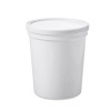 White Disposable Containers # 32 Oz. - Case of 100