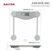 Salter Glass Digital Bath Scale First Digital Bath Scale for Body Weight in the E-Tech Series, Clear