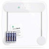 Greater Goods Digital AccuCheck Bathroom Scale for Body Weight, Designed in St Louis, Clear