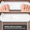 Greater Goods Digital AccuCheck Bathroom Scale for Body Weight, Designed in St Louis, Clear