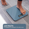 Greater Goods Digital AccuCheck Bathroom Scale for Body Weight, Designed in St Louis, Stone Blue