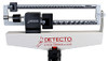 DETECTO 339 Physician's Scale with Height Rod, Dual Reading, 440 LB x 4 OZ / 200 KG x 100 G