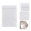 100 Pack Smell Proof Bags - 3 x 4 Inch Resealable Mylar Bags Foil Pouch Flat Bag with Clear Window White