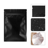 Smell Proof Bags - 100 Pack 4 x 6 Inch Resealable Mylar Bags Foil Pouch Flat Bag with Clear Window Black