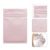 100 Pack Mylar Bags - 5.5 x 7.8 Inch Resealable Foil Pouch Bag Food Storage with Clear Window Pink