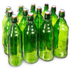 Cocktailor Glass Grolsch Beer Bottles (12-pack, 33.8 oz./1000 mL) Airtight Seal with Swing Top/Flip Top Stoppers - Home Brewing Supplies, Fermenting of Alcohol, Kombucha Tea, Wine, Soda - Green